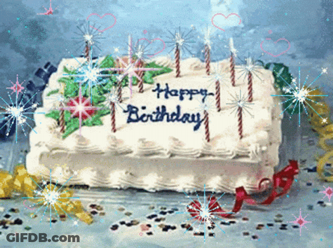 Cake Happy Birthday Celebration GIF