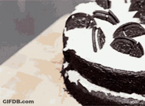Cake With Oreos GIF