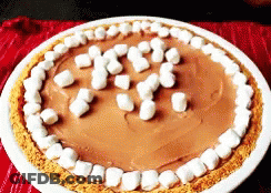 Cake With Strawberries Decorated With Whipped Cream GIF