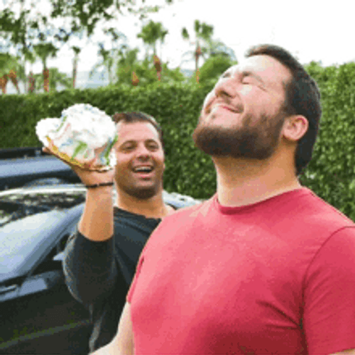 Cakes Slammed To Face Reaction GIF