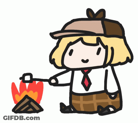 Calcifer Makes Smores GIF