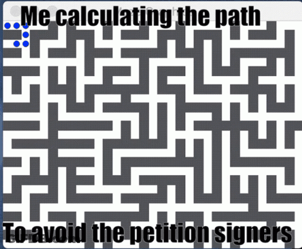 Calculating The Path Meme GIF