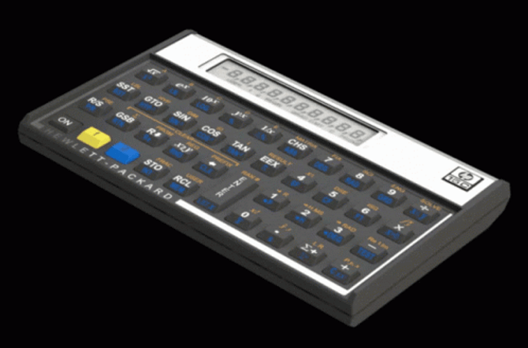 Calculator Hp15c Hewlett Packard 3D Model GIF