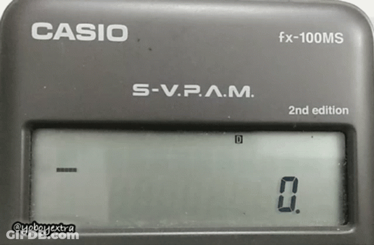 Calculator Math Error GIF