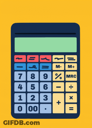 Calculator With Receipt Saying Extending Tax Day GIF