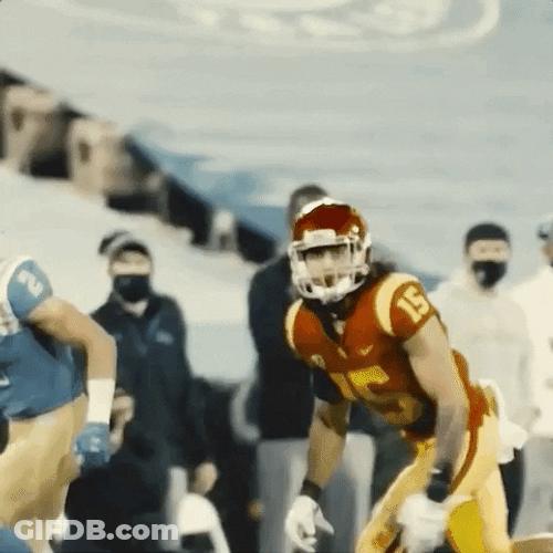 Caleb Williams Aiming For The Win GIF