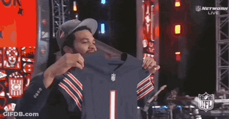 Caleb Williams Interacting With The Crowd GIF