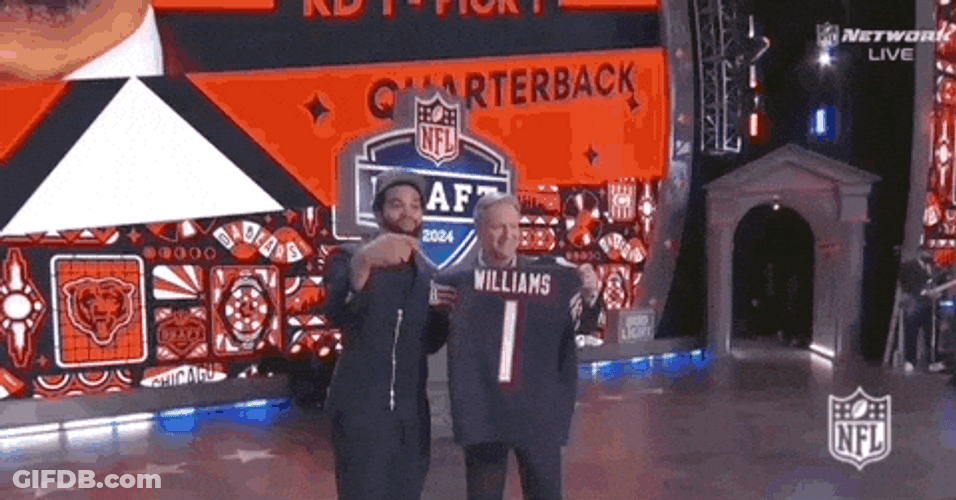 Caleb Williams Quarterback Nfl Auto Draft GIF