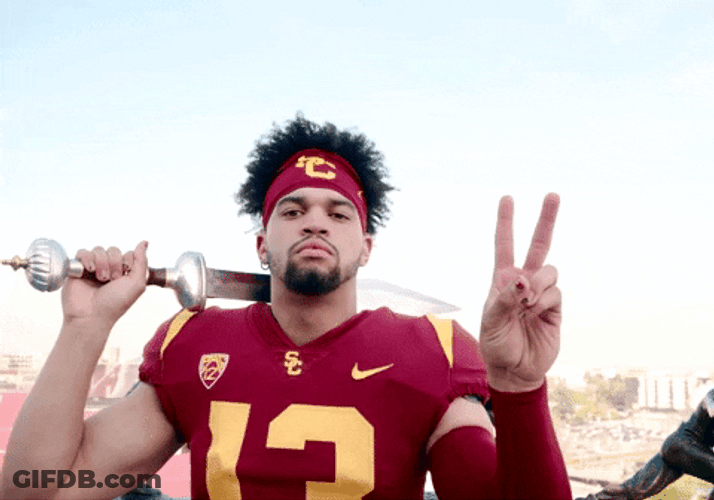 Caleb Williams Trademark Pose GIF