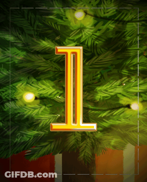 Calendar Advent Post Card GIF