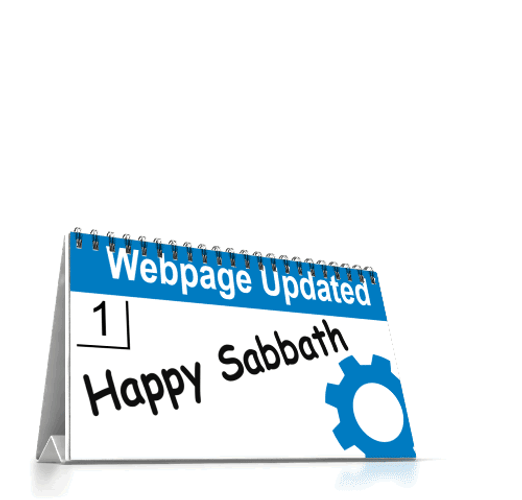 Calendar Flip Happy Sabbath GIF