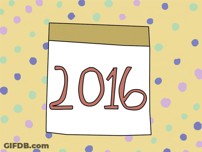 Calendar Flipping Year 2017 GIF