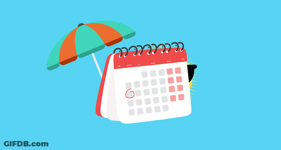 Calendar Mr. Sunshine Summer GIF