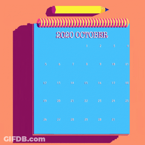 Calendar Saying Make A Plan To Vote Early GIF