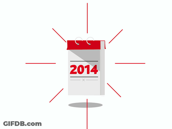 Calendar Yearly Organizer Icon GIF