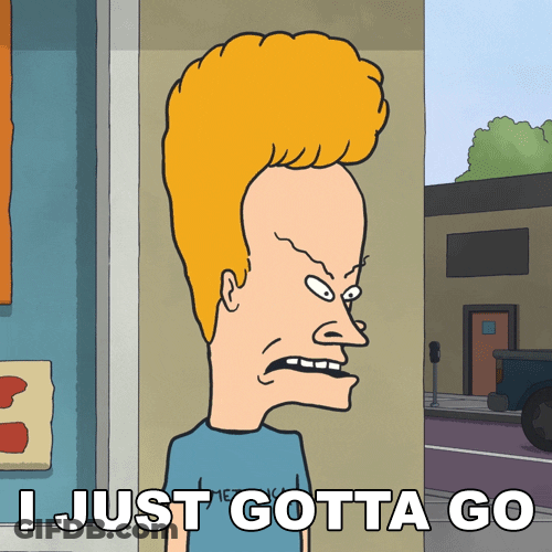 Calgon Take Me Away Cartoon Character Beavis GIF