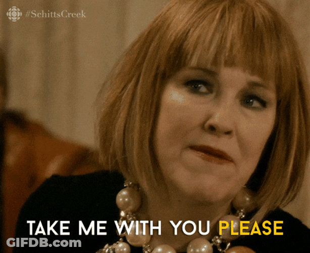 Calgon Take Me Away Catherine OHara GIF