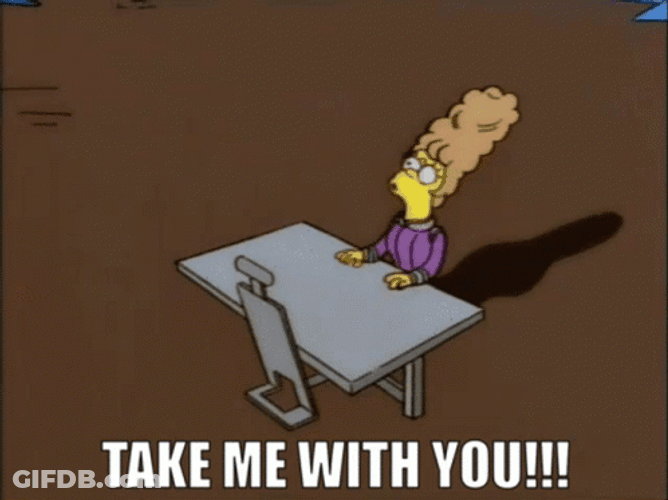 Calgon Take Me Away Marge Simpson GIF
