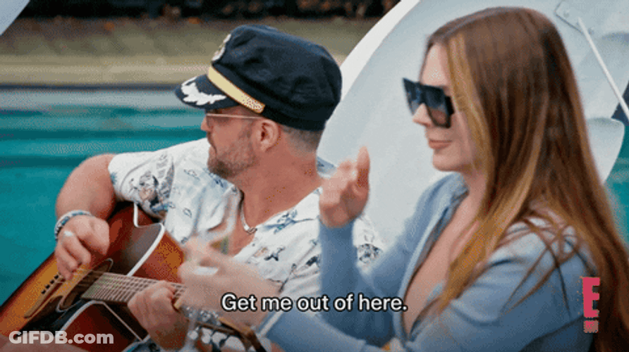 Calgon Take Me Away Panicking Anfisa Arkhipchenko GIF