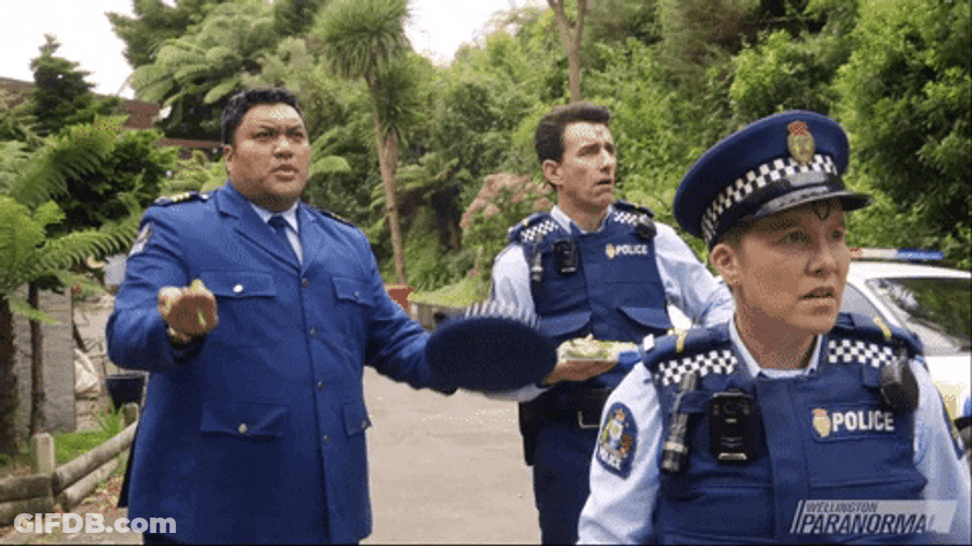 Calgon Take Me Away Policeman Wants To Go GIF