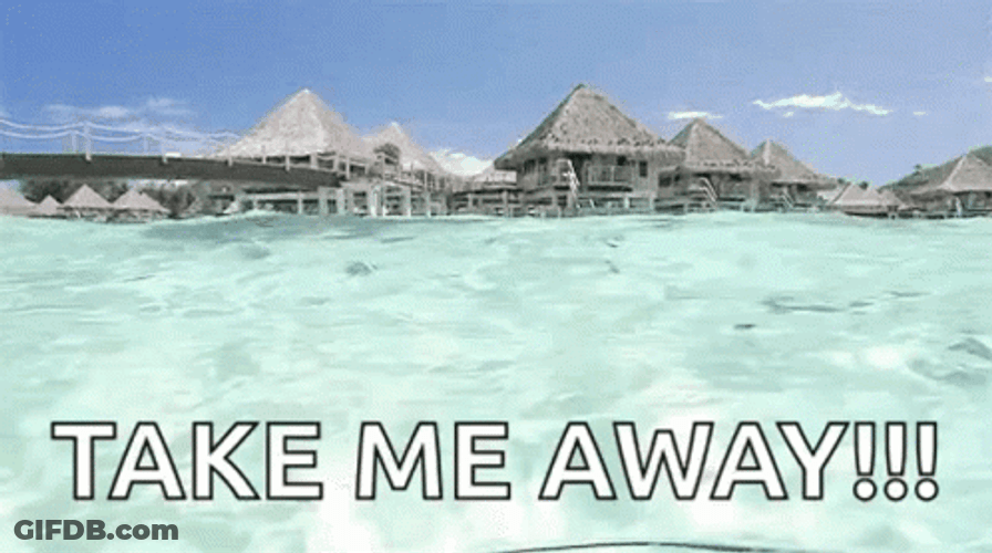 Calgon Take Me Away Tropical Beach GIF