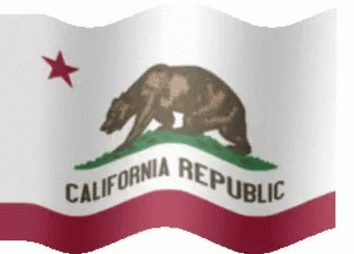 California Republic Flag GIF