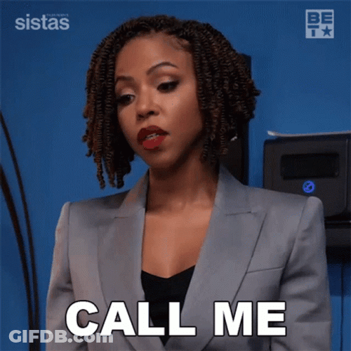 Call Me Andi Barnes KJ Smith Sistas GIF