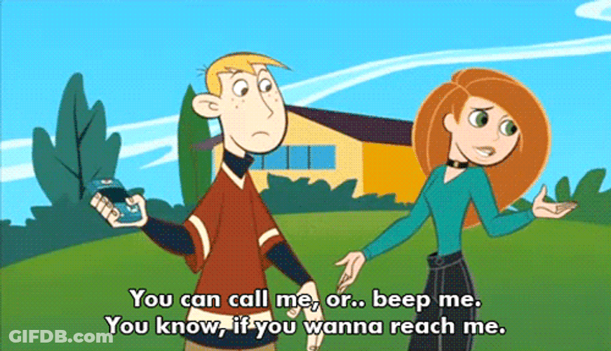 Call Me Flirting Crush Kim Possible Disney GIF