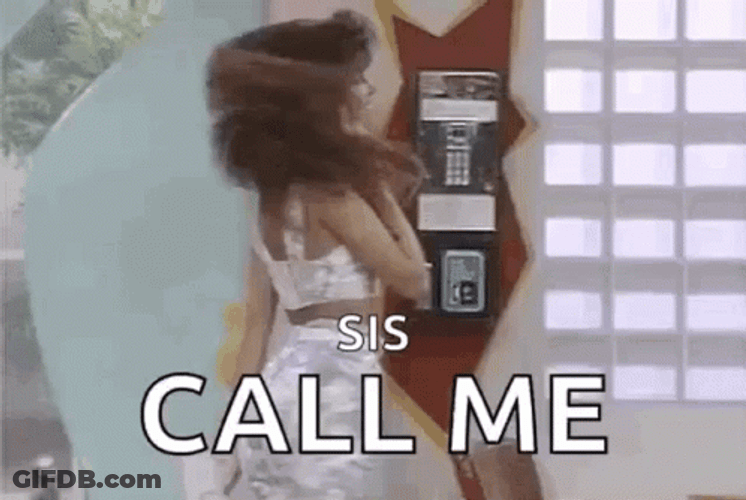Call Me Kelly Kapowski Telephone Saved By The Bell GIF