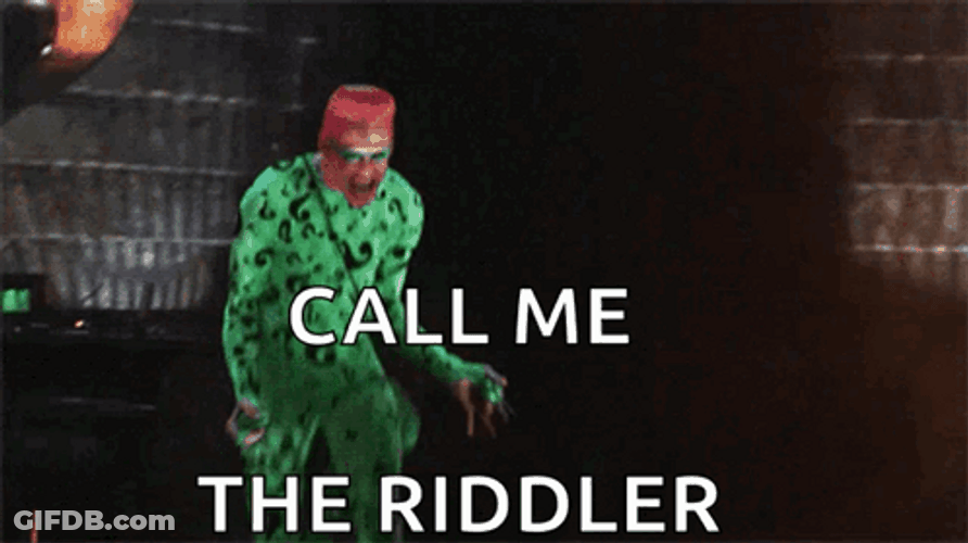 Call Me The Riddler GIF