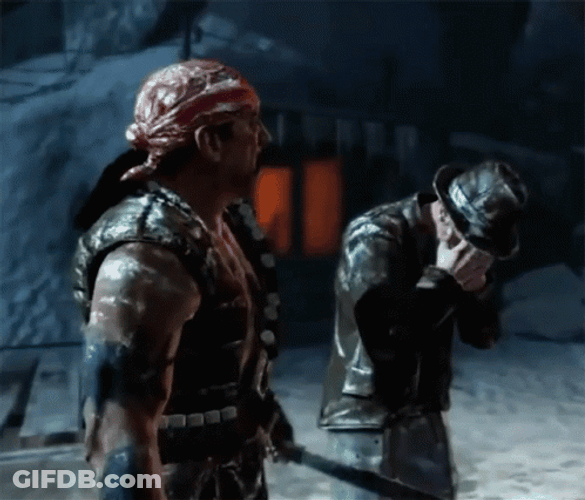 Call Of Duty Black Ops 4 Hitting With Bolo Handle GIF