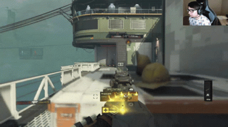 Call Of Duty Black Ops 4 Shooting Behind Cover GIF