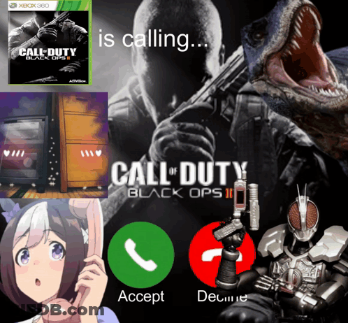Call Of Duty Black Ops II Being Called GIF