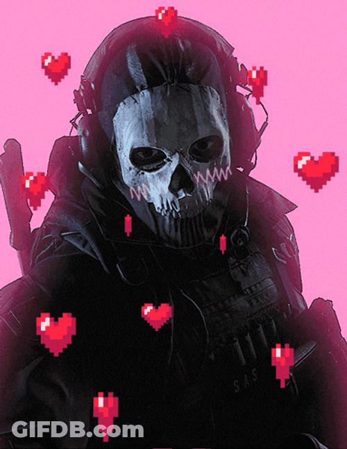 Call Of Duty Ghost Hearts Around GIF