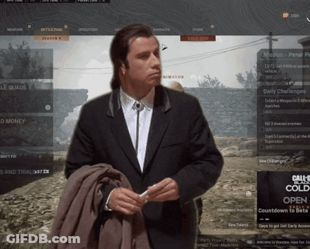Call Of Duty John Travolta GIF