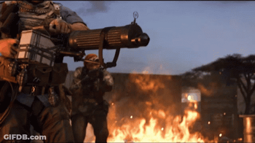 Call Of Duty Machine Gun GIF