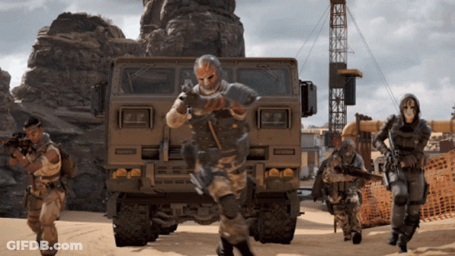 Call Of Duty Shooting Scene GIF
