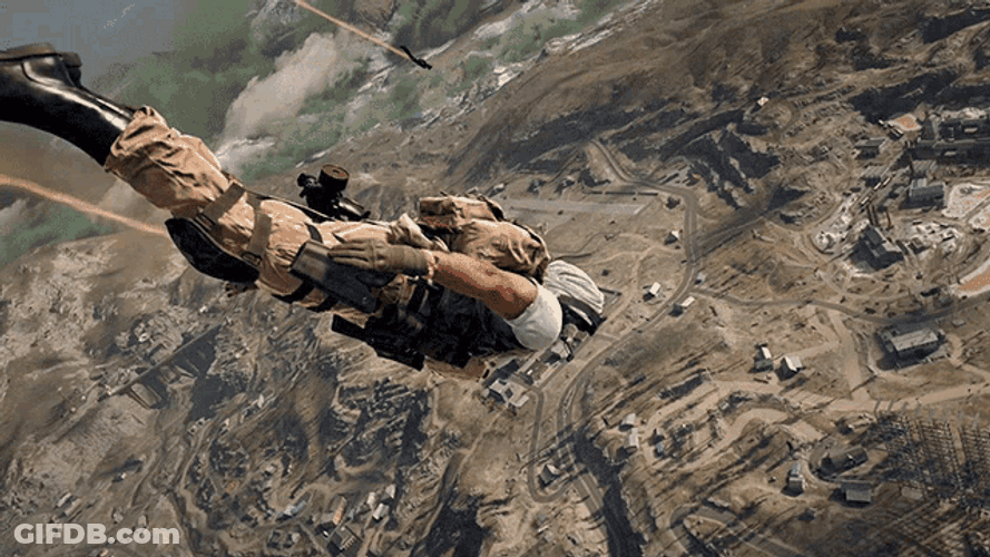 Call Of Duty Skydiving GIF