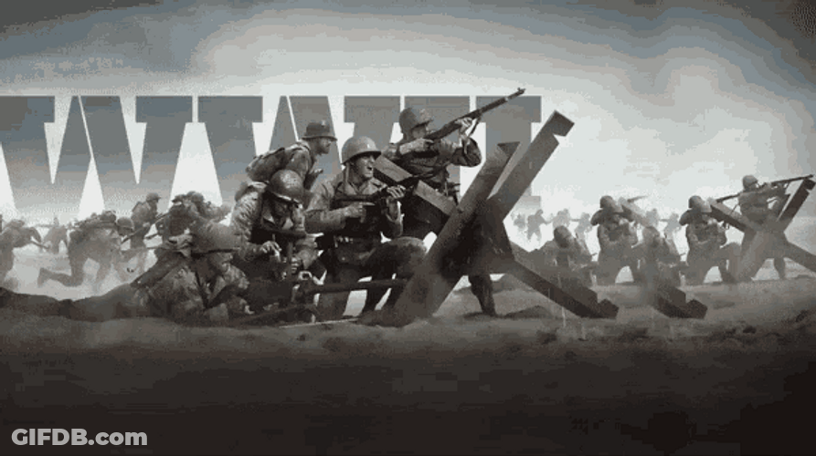 Call Of Duty: WWII Soldiers Bullets GIF