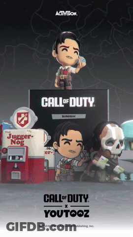 Call Of Duty X Youtooz Poster Cartoon Character GIF