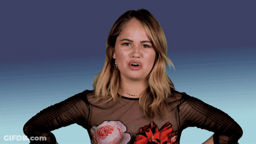 Call Text Tweet Me Debby Ryan Reaction Meme GIF