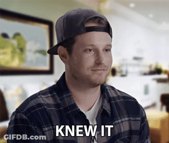 Called It Backwards Cap GIF
