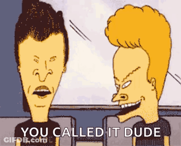 Called It Beavis And Butt Head GIF