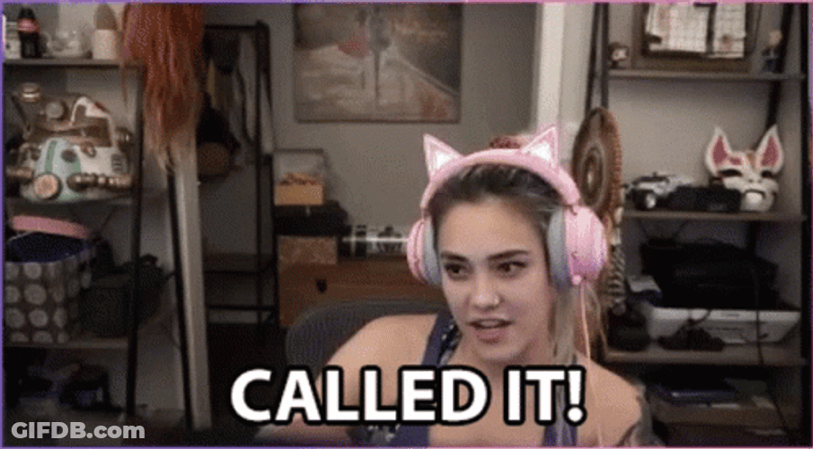 Called It Girl Stream GIF