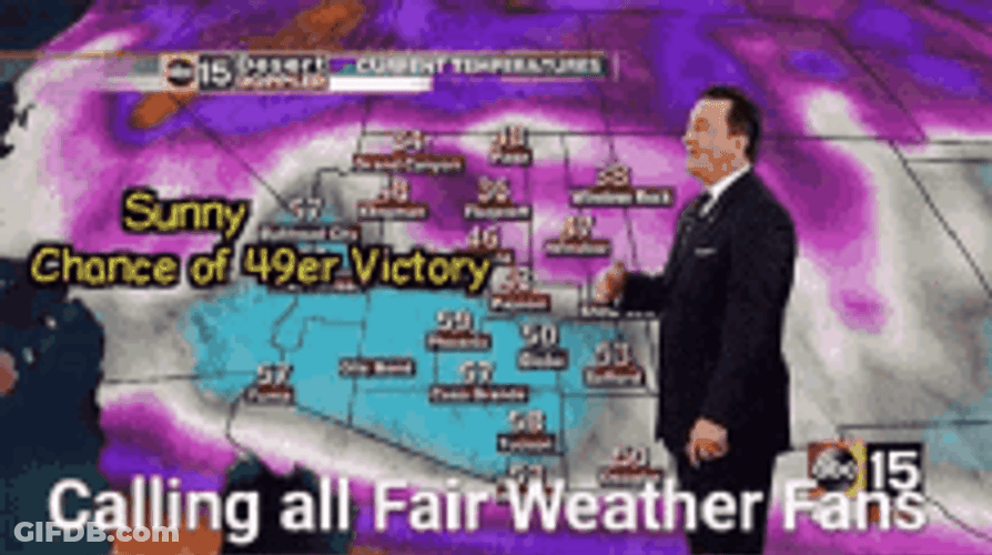 Calling All Fair Weather Fans GIF