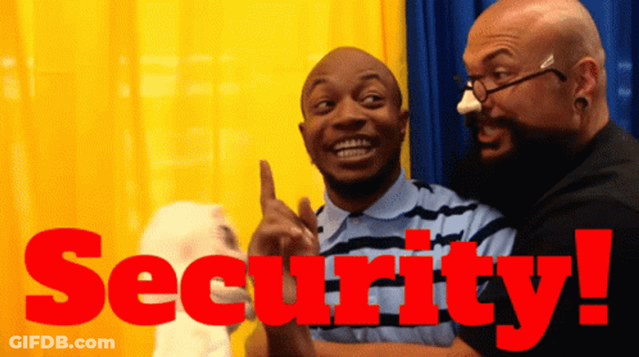 Calling Security On Wild Puppet GIF