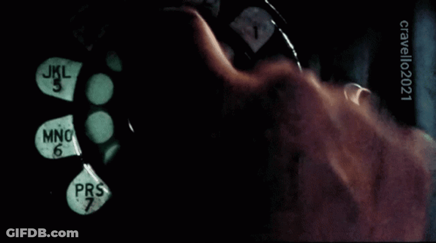 Calling Vintage Dial Up Phone GIF