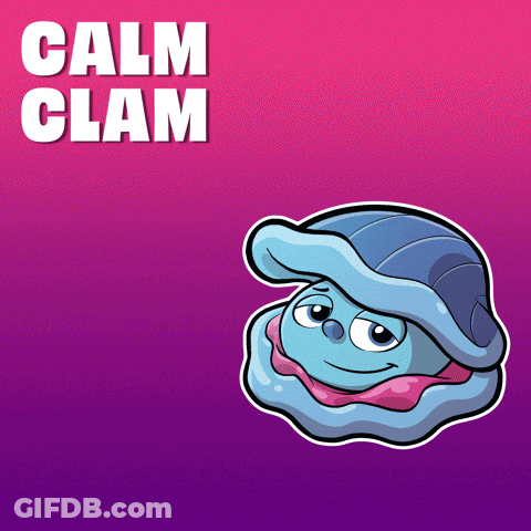 Calm Clam GIF