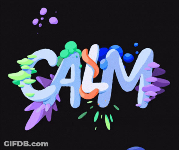 Calm Colors Colorful Bubbles GIF