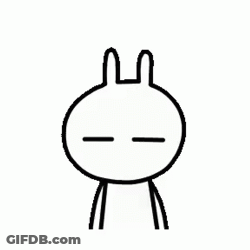Calm Cute Tuzki Hands GIF